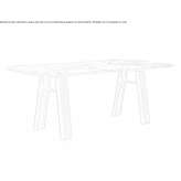 Dining table made of wood and glass Alajuela