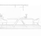 Rectangular dining table Chars