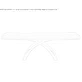 Rectangular walnut table Pelejo