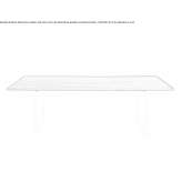 Rectangular walnut table Qelez