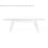 Prostokątny stół olchowy Zmeyka