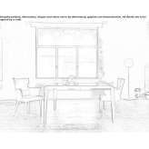 Square table Paonia