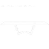 Rectangular table made of solid wood Jarocin