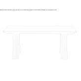 Rozkładany prostokątny szklany stół Emmaboda