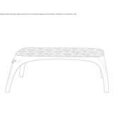 Dining table made of wood and polyurethane Betz