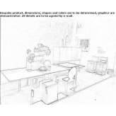 Extendable rectangular table Hippach