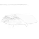 Marble and wood table Lent