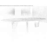 Oval marble table Gaildorf