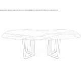 Oval marble table Diebach
