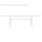 Oval dining table Aitoliko