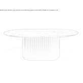 Dining table made of beech wood and marble Irxleben