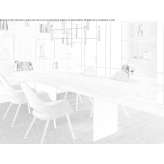 Rectangular wooden dining table Feglino