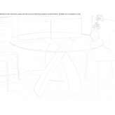 Round glass table Lidcombe