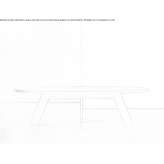 Owalny drewniany stół do jadalni Zbraslav