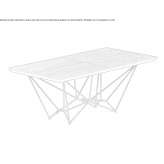 Extendable wooden table Ebano
