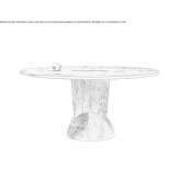 Round table made of reclaimed wood Melenki