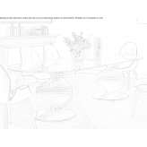 Owalny szklany stół do jadalni z dębową podstawą Kamiah