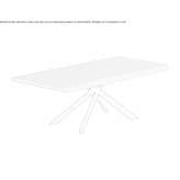 Rectangular dining table Lasarte