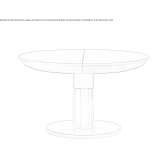 Round dining table Sedliste