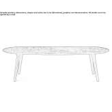 Oval marble table Rakovec