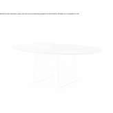 Round table made of Carrara marble Aytre