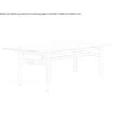 Rectangular wooden table Carberry
