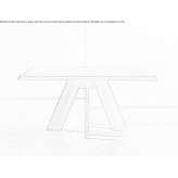 Square wooden dining table Zbraslav