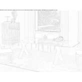 Rectangular glass table Emmaboda