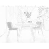 Rectangular ash dining table Loverval