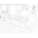 Rectangular marble dining table Gragnano