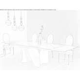 Extendable ceramic table with Baydur® base Zagorz