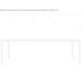 Rectangular table Potegowo
