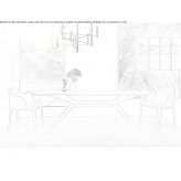 Rectangular wooden dining table Nimaima