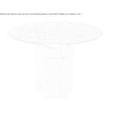 Round marble table Megisti