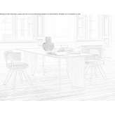 Rectangular table made of solid wood Korzenna