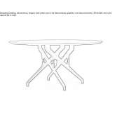 Round wooden table Tisnov