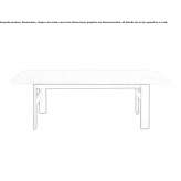 Rectangular marble dining table Selite