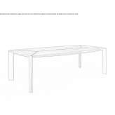 Rectangular wooden dining table Kowary