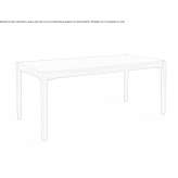 Rectangular oak table Jalapa