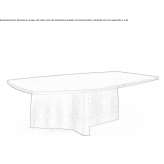 Stół do jadalni z forniru drewnianego Sibanicu