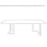 MDF table Mirabel