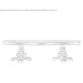 Extendable table made of solid wood Wrotham