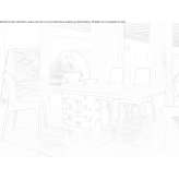 Rozkładany stół z kamionki porcelanowej z podstawą z orzecha włoskiego Luzhniki