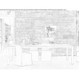 Extendable rectangular table Randegg