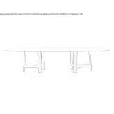 Rectangular crystal table Exhall