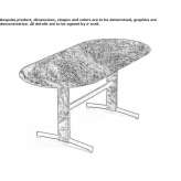 Oval marble table Chiesd