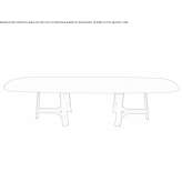 Rectangular wooden table Exhall