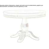 Extendable round table made of solid wood Spearman