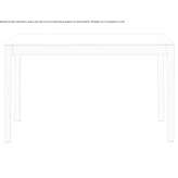 Rectangular wooden table Viveash