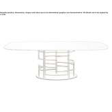 Rectangular marble dining table Dorgali